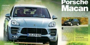 Изображения Porsche Mcan из журнала